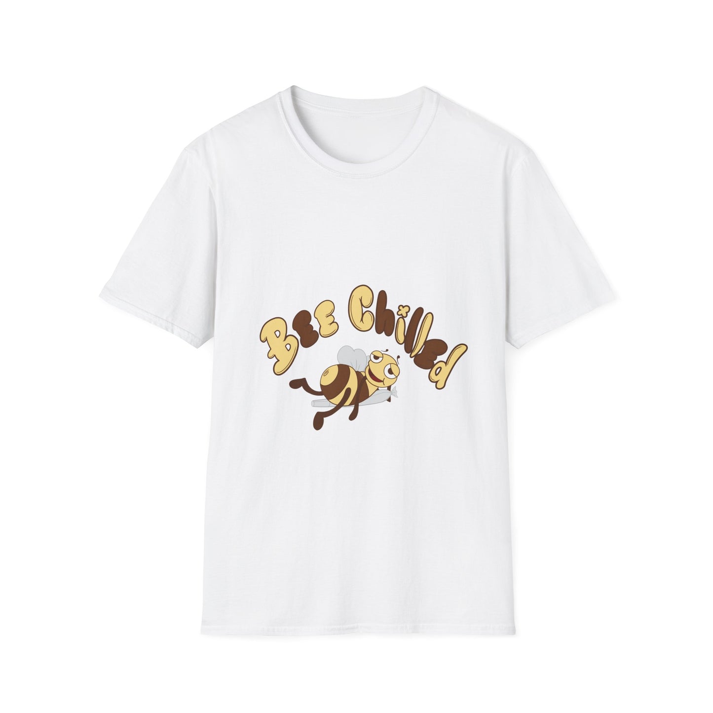 Bee Chill T-Shirt – Cute Retro Bee Graphic "Bee Chill" Relaxed Tee