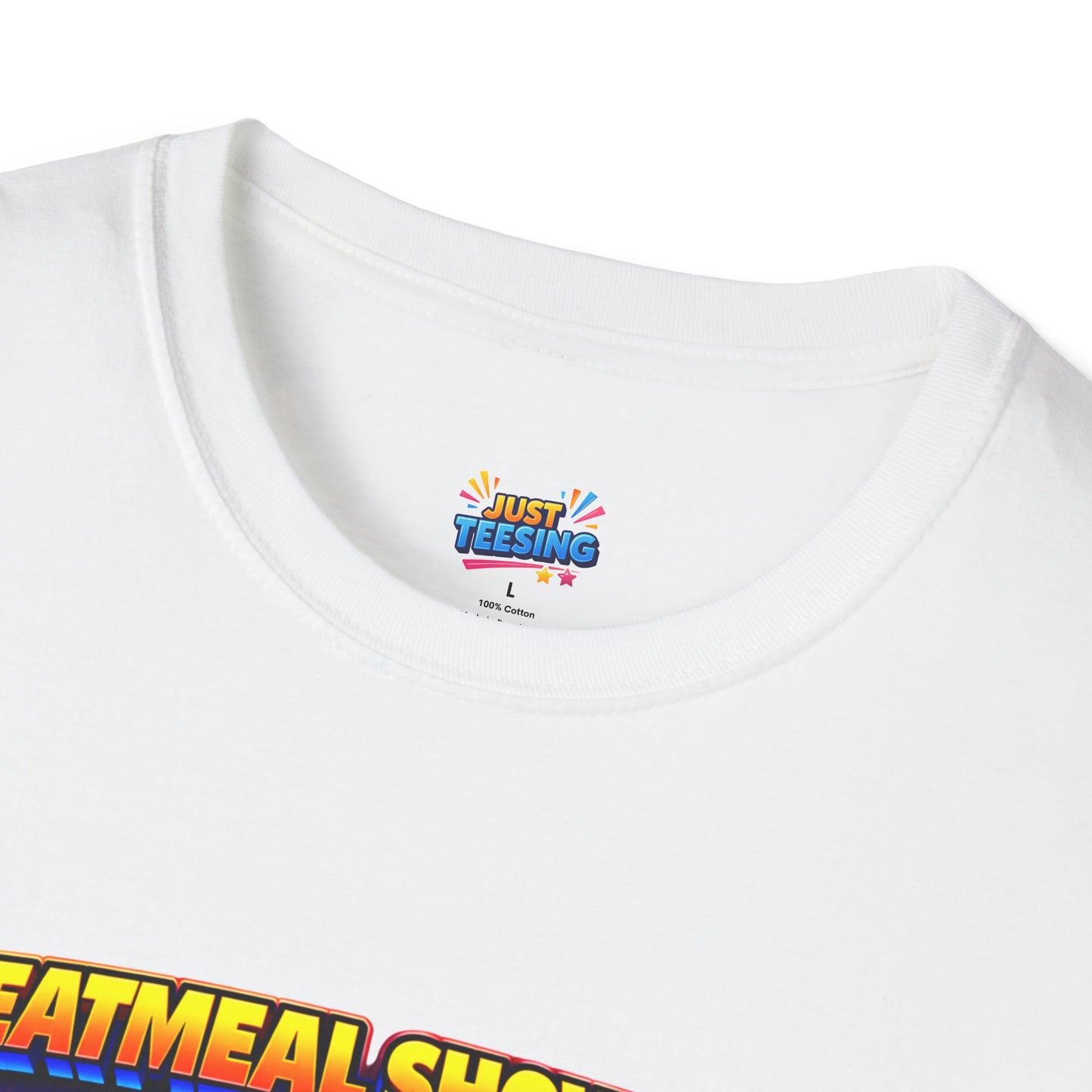 T-Shirt — "Cheatmeal Showdown: Epic Food War" Retro Cartoon Graphic Tee